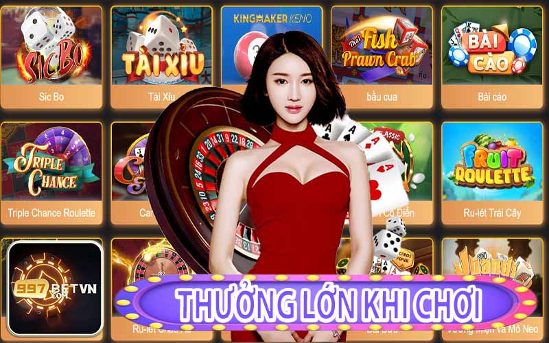 Thưởn Lớn Khi Chơi Game Bài 997bet